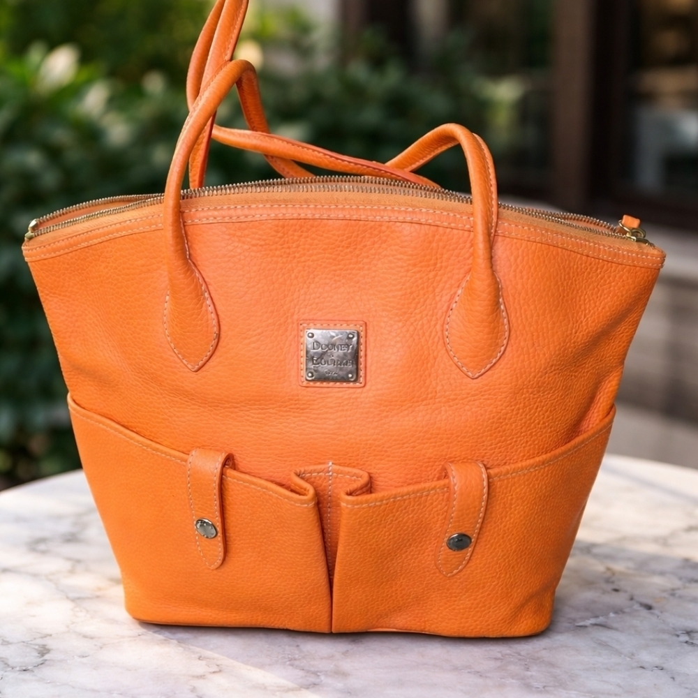 Dooney & Bourke Vibrant Orange Tote